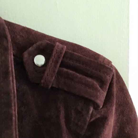 Blank NYC Suede Biker Jacket - Deep Burgundy - Picture 6 of 12